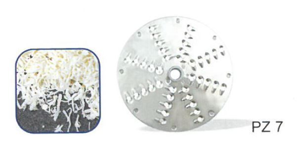 Disco corta mozzarella de 7 mm, para deshilachar