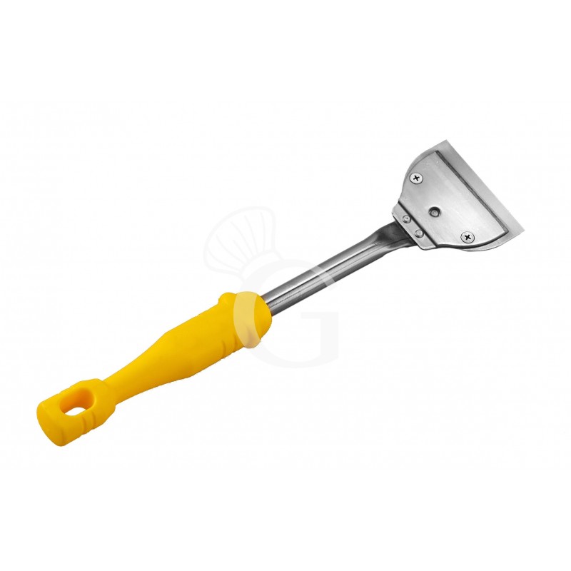 Raspador para parrillas y planchas de acero inoxidable de 90 mm y 350 mm de altura