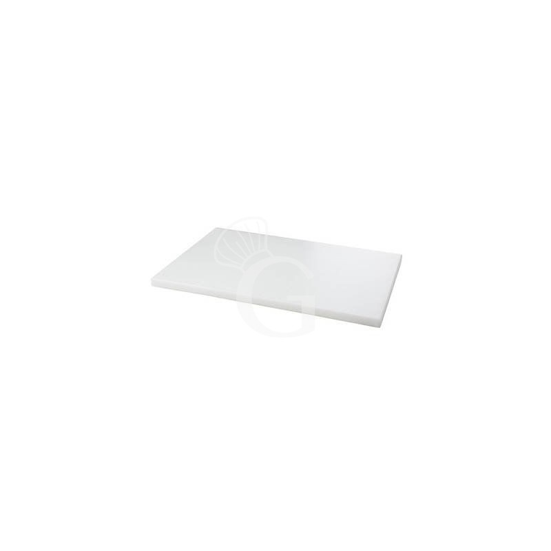 Tabla de cortar de polietileno blanco L 500 mm x P 300 mm x A 20 mm