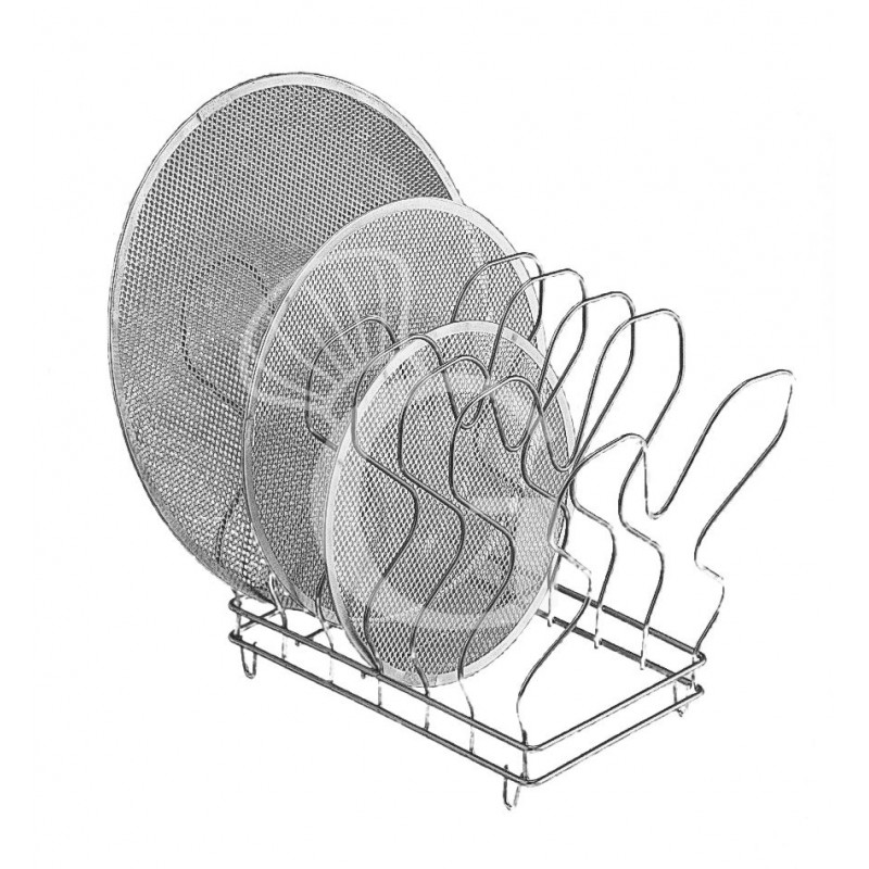 Soporte horizontal rejillas para pizza, tamaño 420 X 320 mm