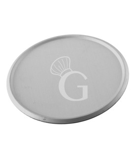 Bandeja redonda de aluminio de 450 mm de diámetro