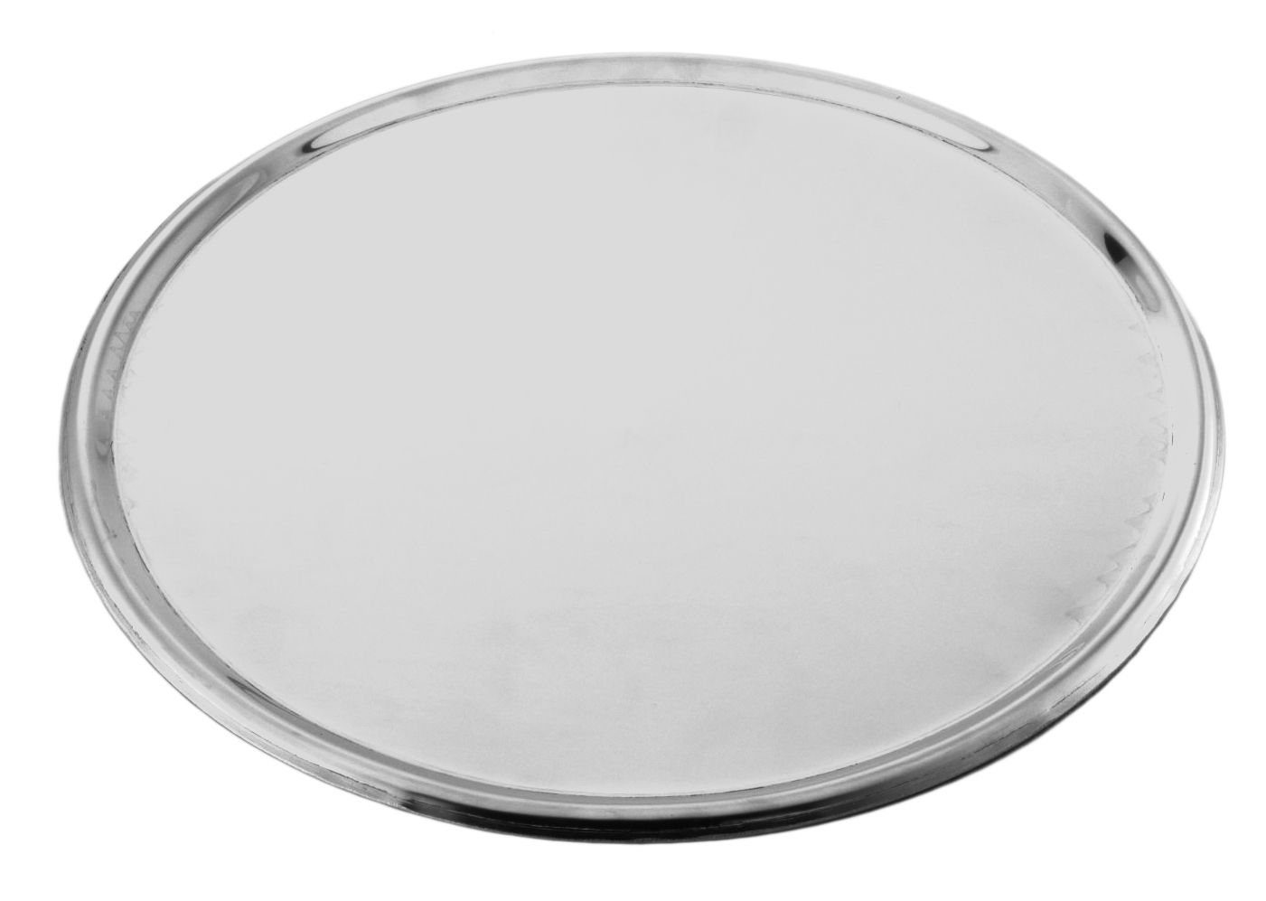 Bandeja redonda de acero inoxidable para pizza Diámetro de 330 mm