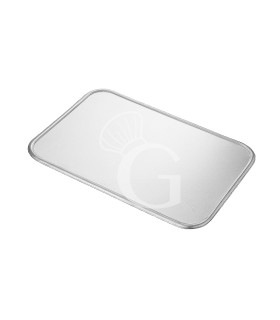 Bandeja de aluminio con dimensiones L 400 mm  X P 600 mm X A 40 mm
