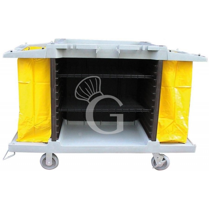 Carrito de limpieza con dos bolsas L 1500 mm x P 540 mm x A 990 mm Carrito de limpieza con dos bolsas L 1500 mm x P 540 mm x A 990 mm