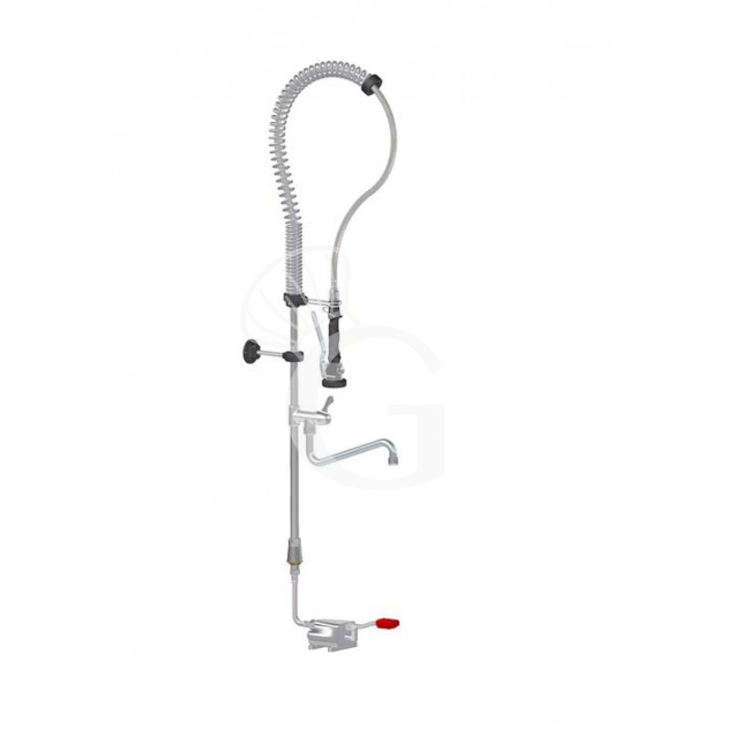 Grifo de ducha con pedal