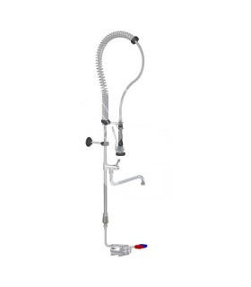 Grifo de ducha con mezclador y doble pedal