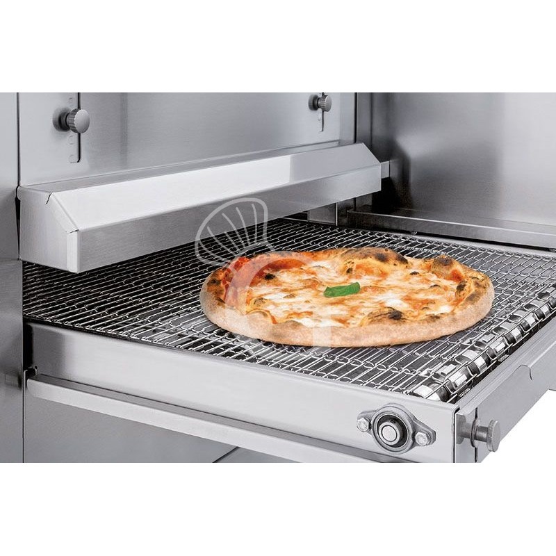 Horno Profesional de túnel para pizza Trifásico Cinta transportadora 400 mm