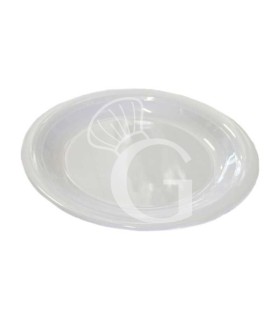 Plato plano de melamina brillante diámetro 230 mm