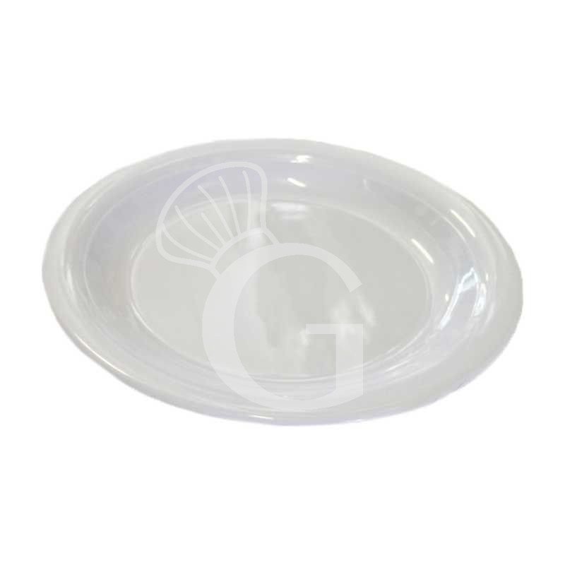 Plato plano de melamina brillante diámetro 230 mm