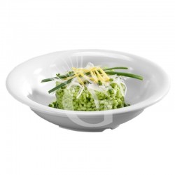 Cuenco grande de melamina extrafuerte con un diámetro de 190 mm y una altura de 50 mm