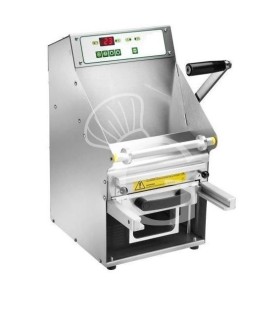 Termoselladora manual acero inoxidable anchura de la película 220 mm L 315 mm x P 450 mm x A 550 mm 0,7 Kw