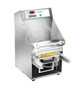 Termoselladora automática de acero inoxidable ancho del film 220 mm L 295 mm x P 450 mm x A 550 mm 0,75 Kw