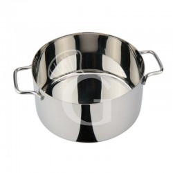 Mini olla de acero inoxidable diámetro 120 mm x A 60 mm