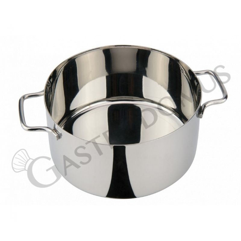 Mini olla de acero inoxidable diámetro 120 mm x A 60 mm