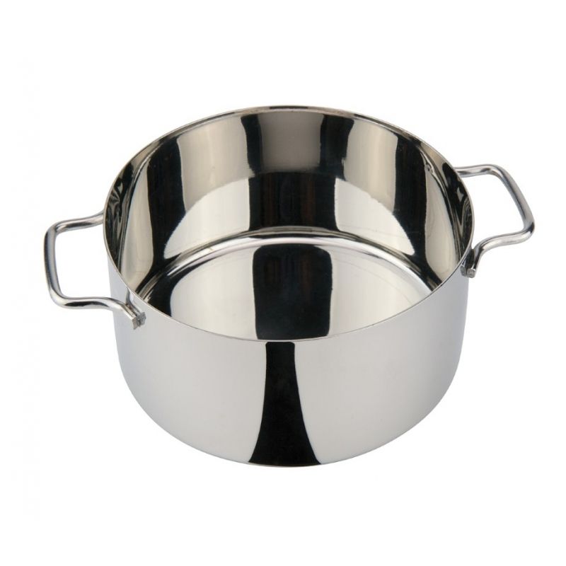 Mini olla de acero inoxidable diámetro 120 mm x A 60 mm