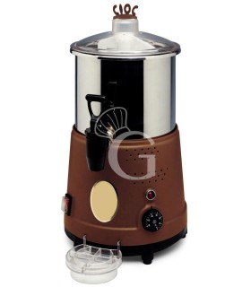 Chocolatera eléctrica de acero inoxidable para cocinar y mantener 5 LT L 260 mm x P 320 mm x A 500 mm
