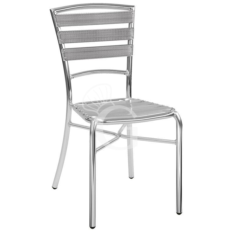 Silla Next con estructura, asiento y respaldo de aluminio anodizado y soldado Silla Next con estructura, asiento y respaldo de aluminio anodizado y soldado