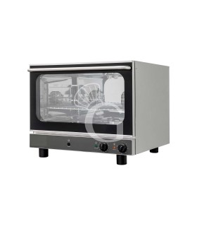 Horno eléctrico de convección para pastelería con humidificador, controles mecánicos, trifásico para 4 bandejas 600x400 mm
