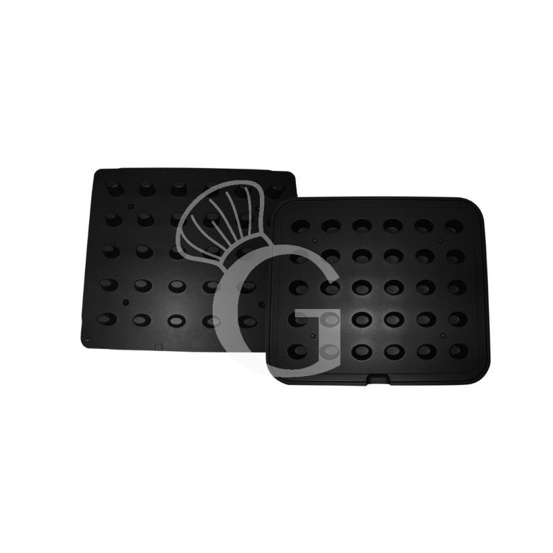 Juego de 2 placas con impresión ovalada para Cookmaticspecial