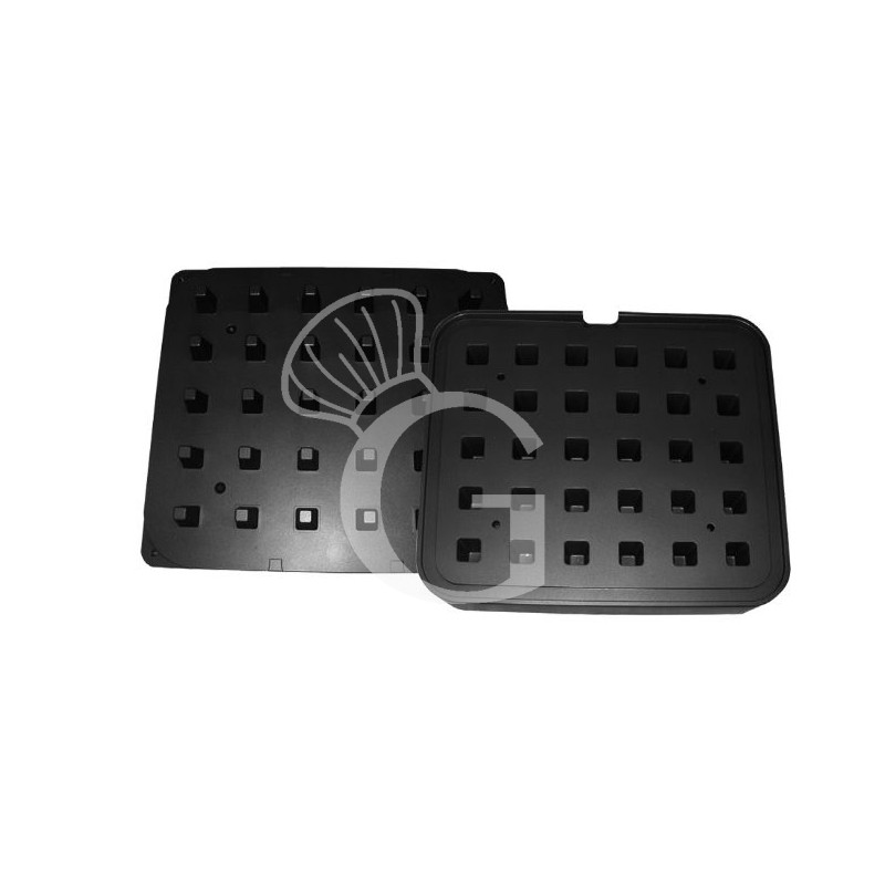 Juego de 2 placas con impresión cuadrada para Cookmaticspecial