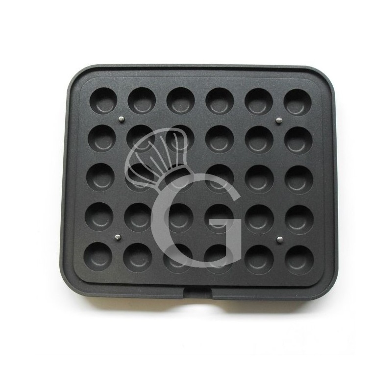 Juego de 2 placas con impresión redonda pequeña para Cookmatic y Cookmaticspecial