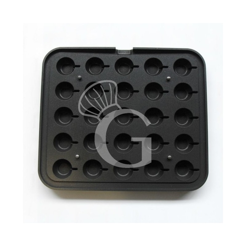 Juego de 2 placas con impresión en forma de taza para Cookmatic y Cookmaticspecial