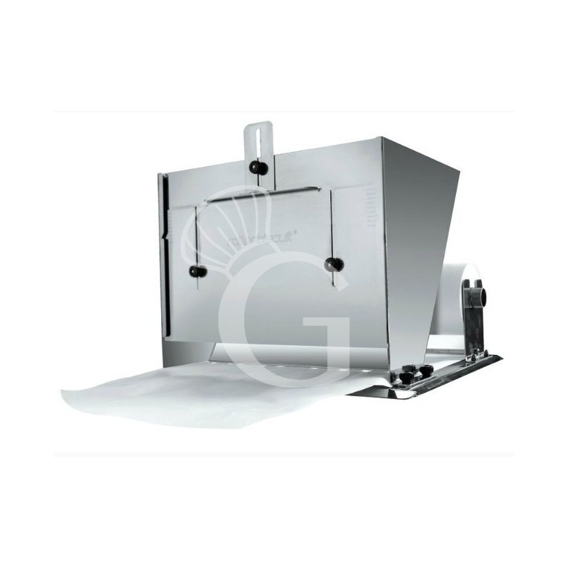 Laminadora de masa profesional manual L 400 mm x P 475 mm x A 315 mm
