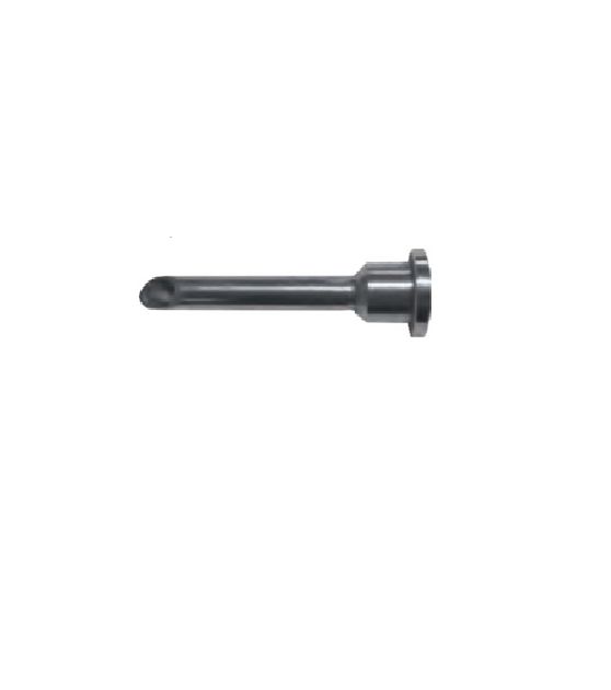 Inyector para beignets y cannoli de doble salida con diámetro de 8 mm y longitud de 61 mm