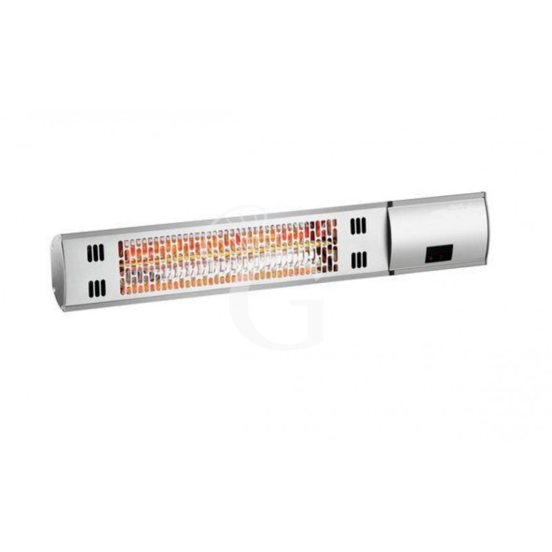 Calentador eléctrico de infrarrojos L 615 mm x P 60 mm x A 100 mm