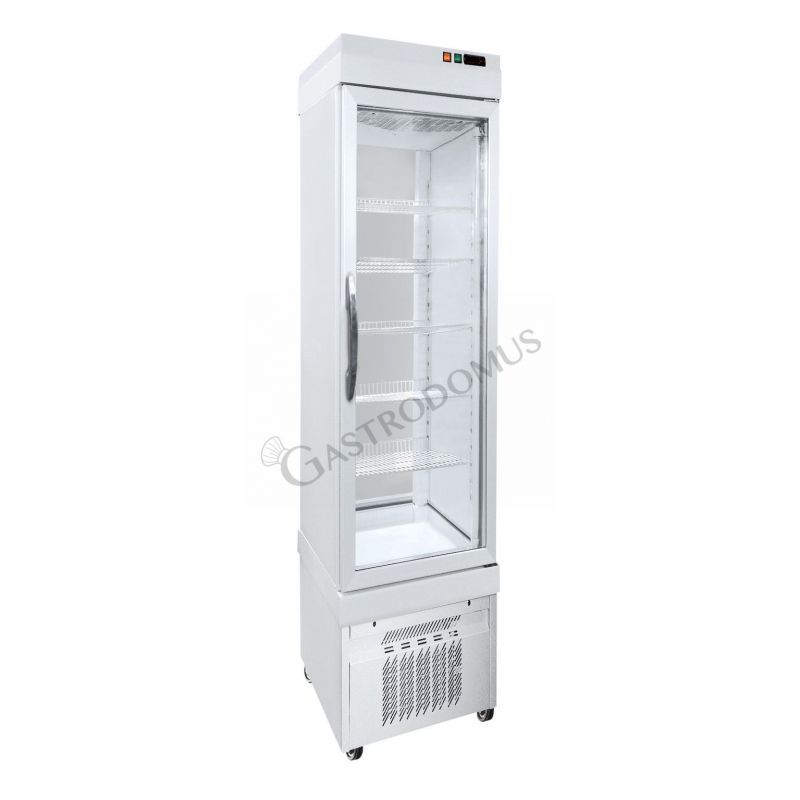 Vitrina Refrigerada ventilada de pastelería estática 250 LT, 1 puerta de vidrio -5°C/+10°C