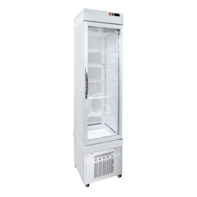 Vitrina Refrigerada expositora de pastelería ventilada 250 LT, -25°C/+5°C, puerta de vidrio