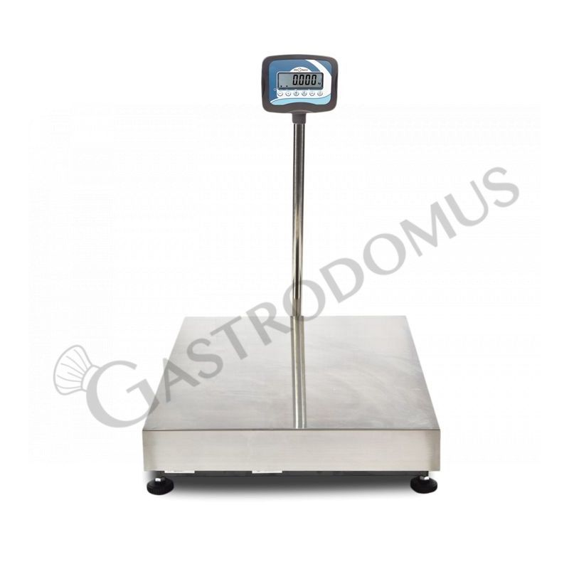 Báscula monocelular con capacidad de 150 kg y precisión de 20 g L 600 mm x P 500 mm x A 840 mm