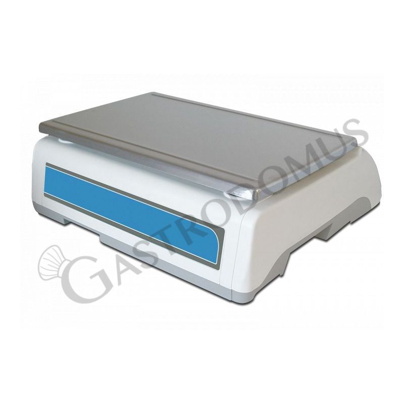 Báscula de control de peso con impresora incorporada con capacidad de 15 kg y precisión de 5 g. L 370 mm x P 363 mm x A 137 mm