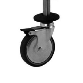 Rueda con freno para carros