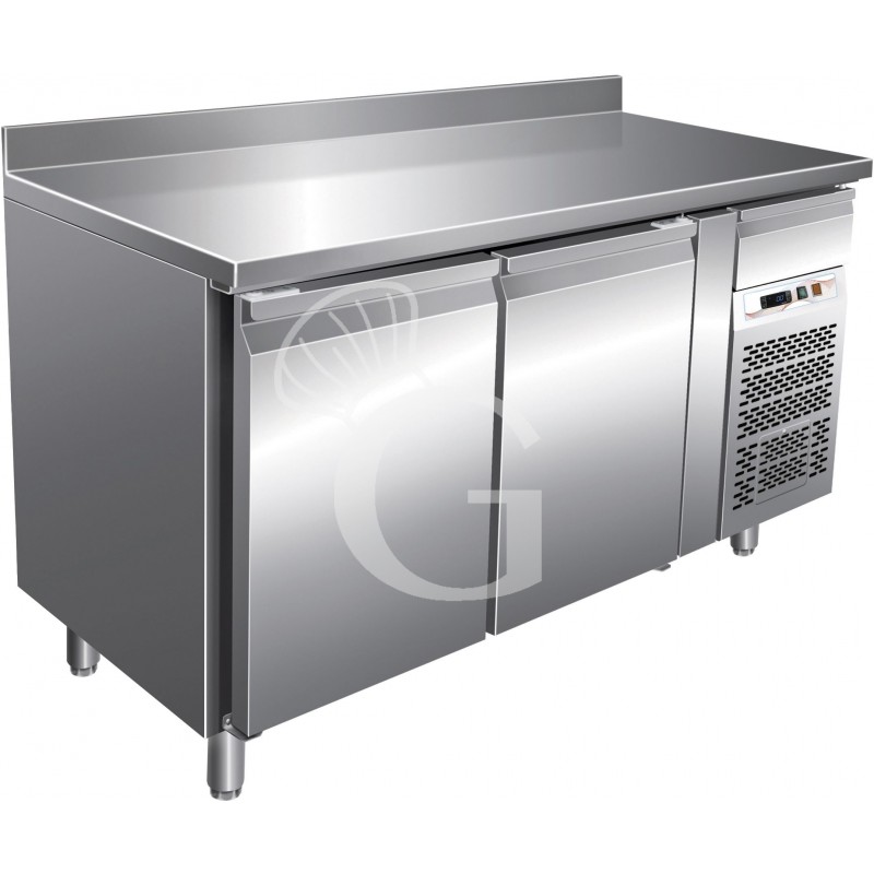 Mesa Refrigerada para gastronomía con peto 2 Puertas 700 mm de profundidad -18°C/-22°C