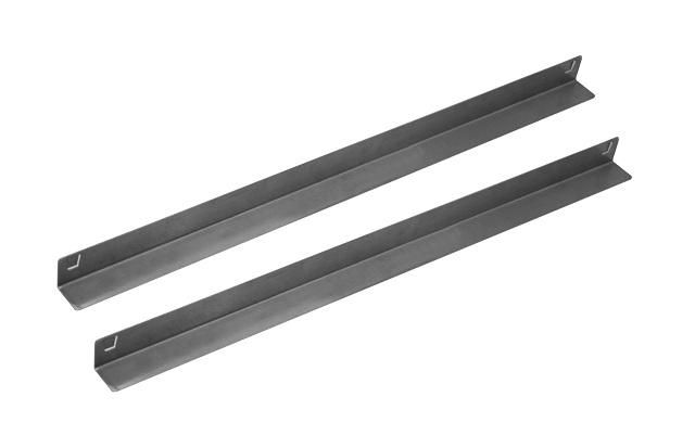 Par de guías de acero inoxidable en forma de "L" para armarios refrigerados 700/1400 litros