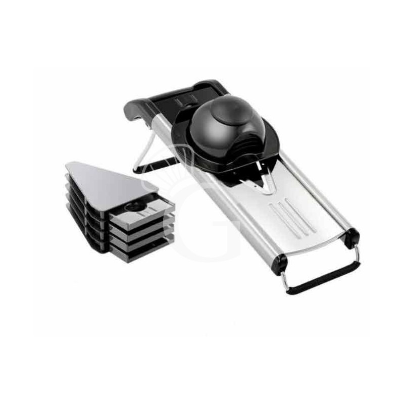 Cortador de verduras manual con 5 cuchillas - L 400 mm x P 130 mm x A 145 mm