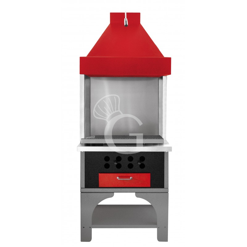 Barbacoa modular de carbón vegetal, Longitud 790 mm