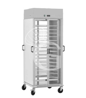 Carro portaplatos refrigerado con 10 rejillas barnizadas GN 2/1 L 750 mm x P 780 mm x A 2030 mm