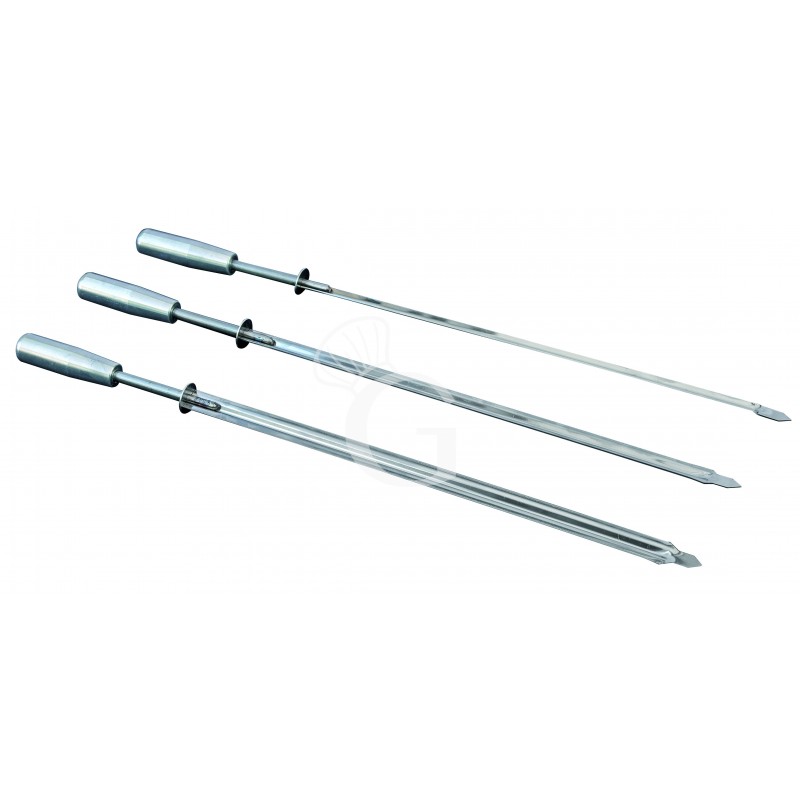 Asador de gas, Churrasco con 20 espadas L 1100 mm x P 570 mm x A 900 mm