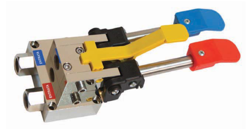 Pedales mezcladores para grifo agua caliente y fria