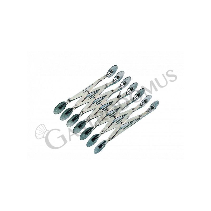 Cortador extensible ondulado 7 ruedas de acero inoxidable