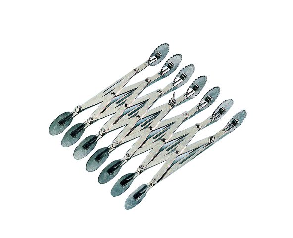 Cortador extensible ondulado 7 ruedas de acero inoxidable