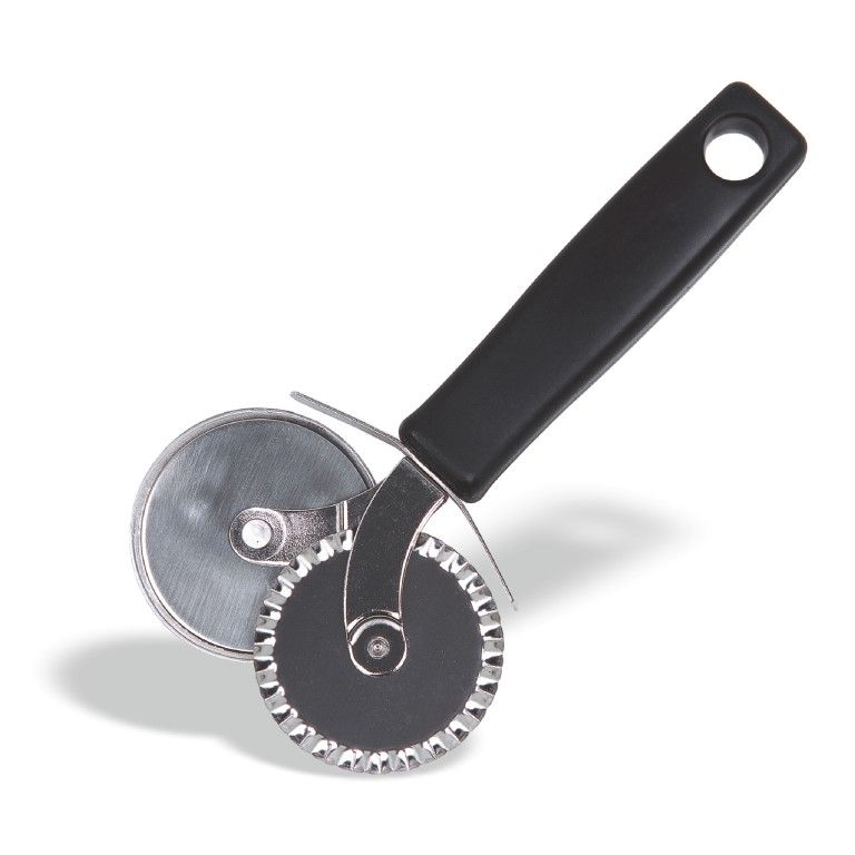 Rodillo cortapastas doble liso y ondulado