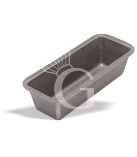 Molde de tarta rectangular antiadherente de acero inoxidable L 280 mm x P 100 mm x A 75 mm