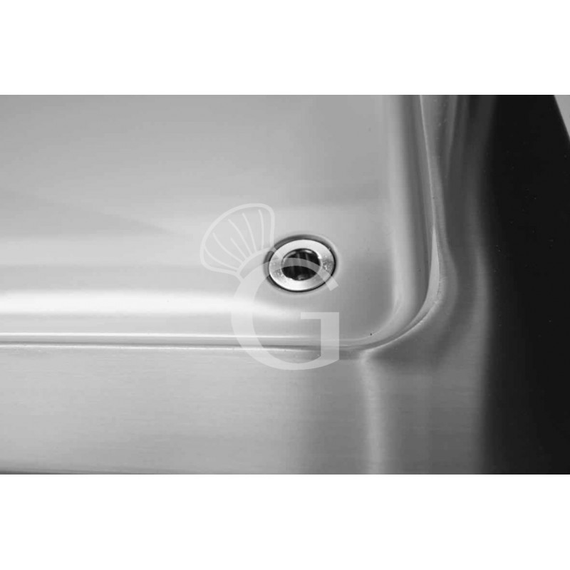 Cuba baño maría empotrable funcionamiento con agua - altura cuba 180 mm - dimensiones L 1785 mm x P 640 mm x A 285 mm