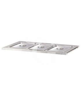 Soporte de tapas de acero inoxidable