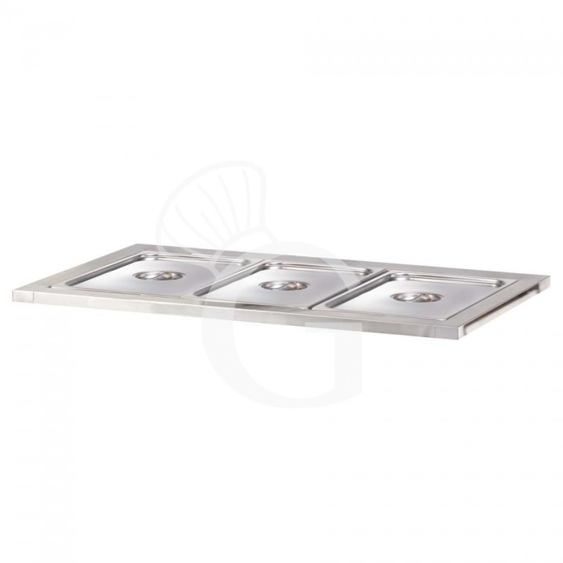 Soporte de tapas de acero inoxidable