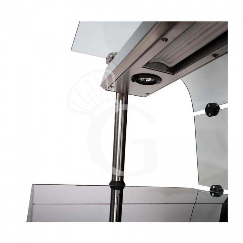 Kit de iluminación y calefacción 2 cubetas GN1/1