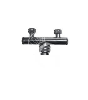 Adaptador de salida doble para tolva con salida única